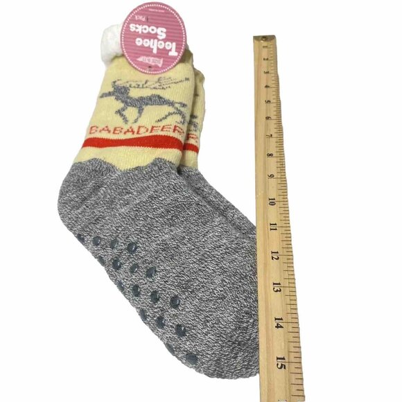 Women’s Cozy Slipper Socks Babadeer Grip Sock Slipper Style 1 Pair Of Socks New - Picture 5 of 5
